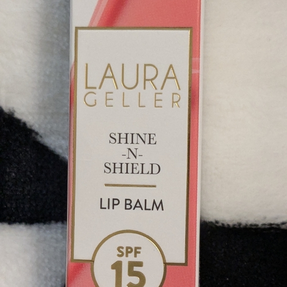 Lip Balm Laura Geller Shine-n-Shield Lip Balm SPF 15 Sunset Sands - NIB - Picture 8 of 14